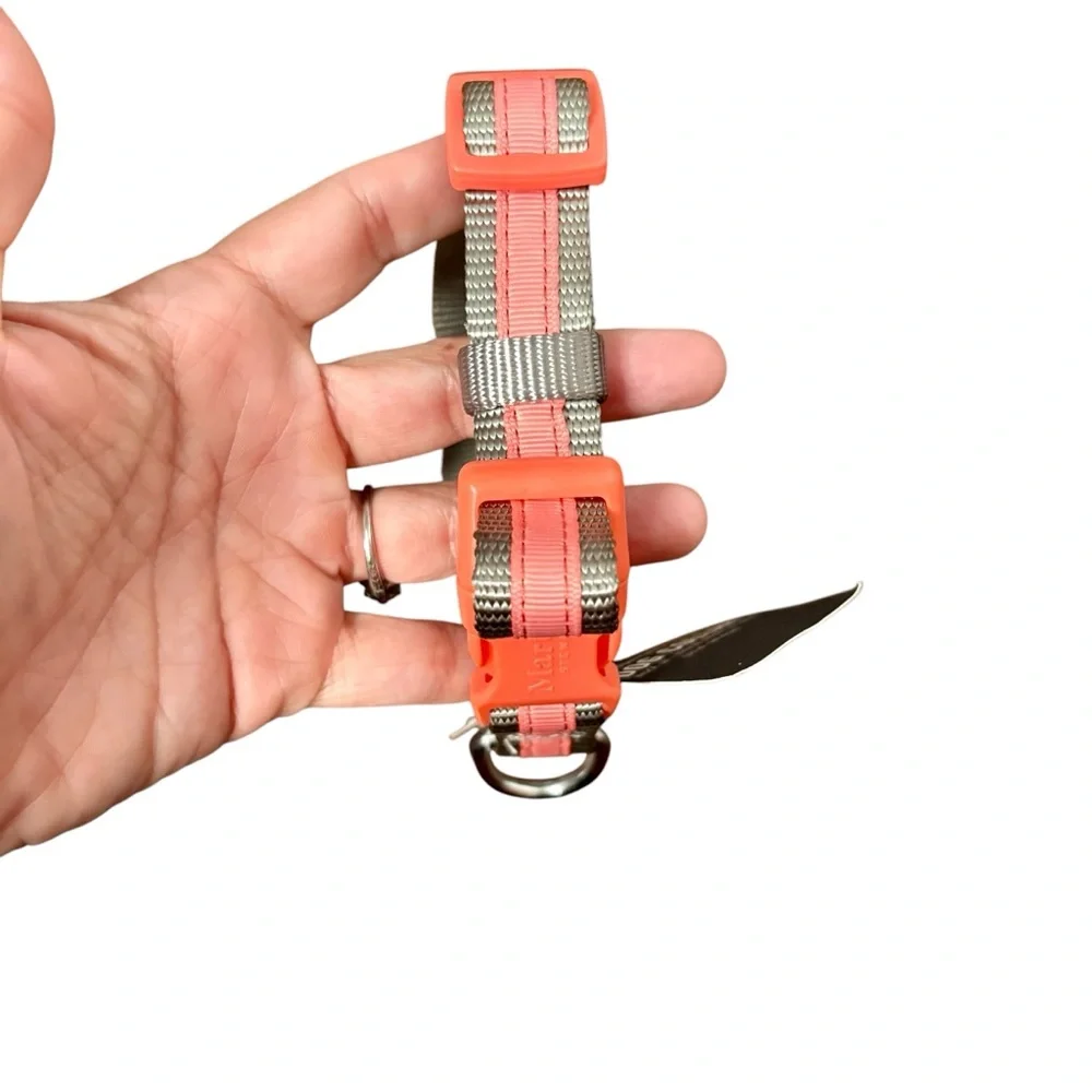 Martha Stewart NWT adjustable nylon dog collars in size 14 & 16